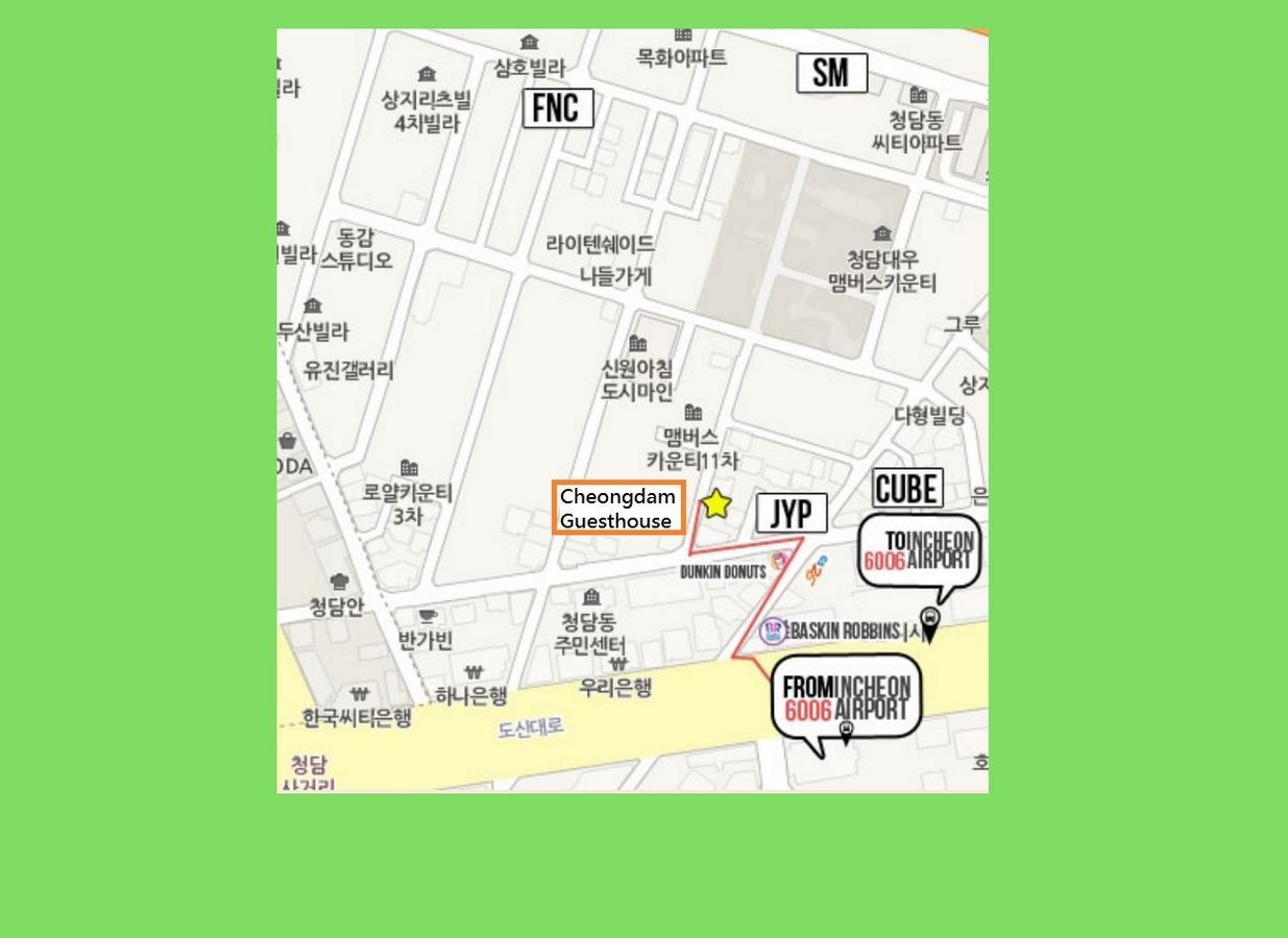 Cheongdam Ladies Guesthouse In Seoul Eksteriør bilde